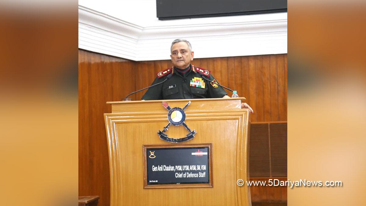 Military, Indian Army, General Anil Chauhan, Chief of Defence Staff, CDS