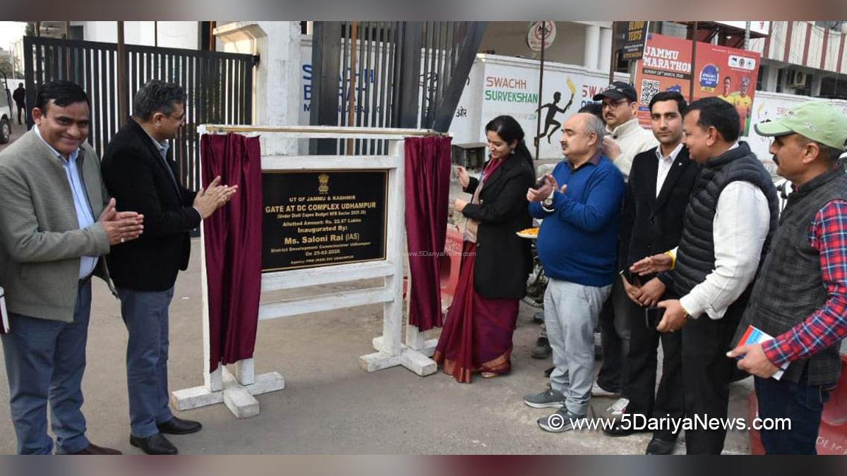 Saloni Rai, Udhampur, DC Udhampur, Deputy Commissioner Udhampur, Kashmir, Jammu And Kashmir, Jammu, District Administration Udhampur