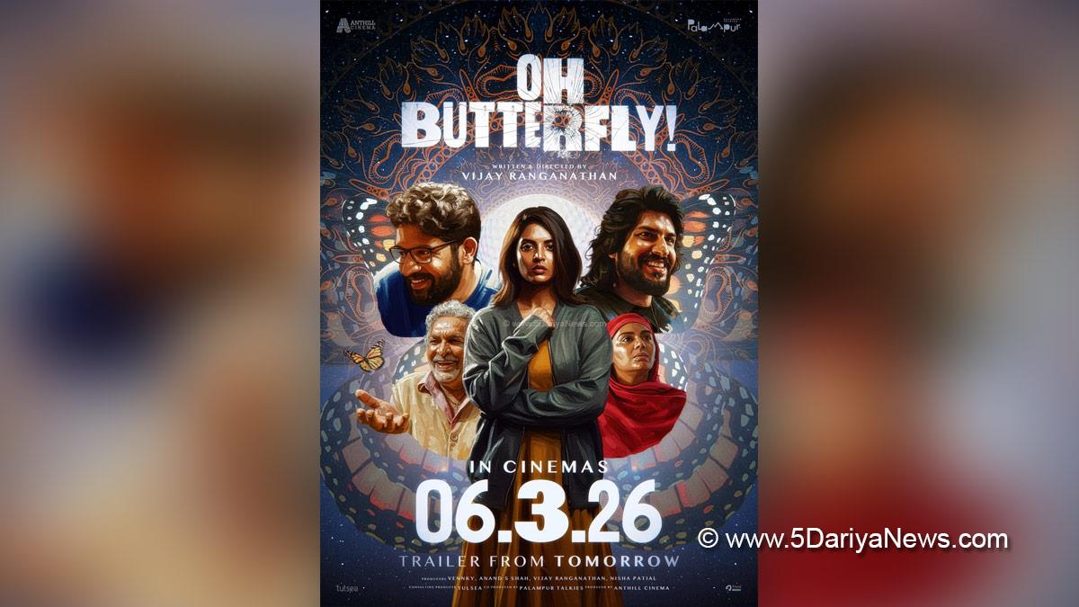 Tollywood, Entertainment, Actor, Actress, Cinema, Movie, Telugu Films, RJ Balaji, Vijay Ranganathan, Oh Butterfly, Nivedhithaa Sathish