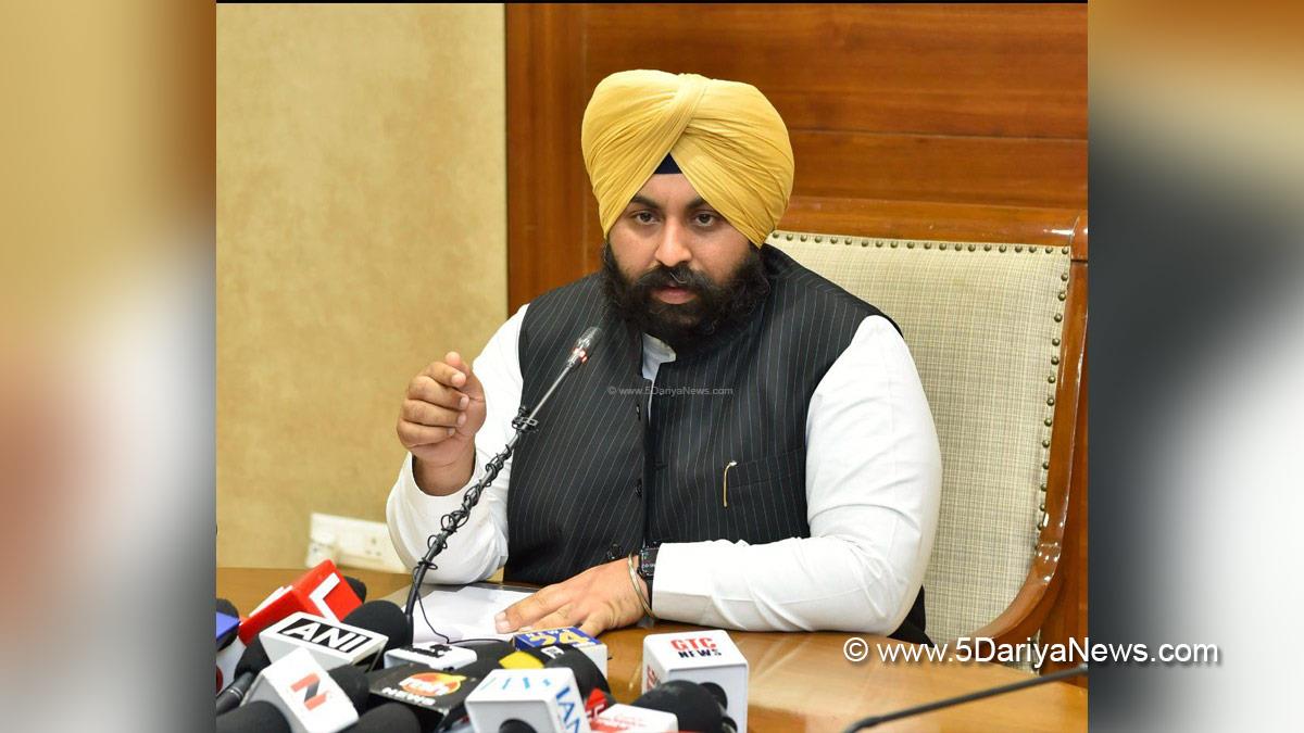 Harjot Singh Bains, AAP, Aam Aadmi Party, Aam Aadmi Party Punjab, AAP Punjab, Government of Punjab, Punjab Government, Punjab Sikhya Kranti