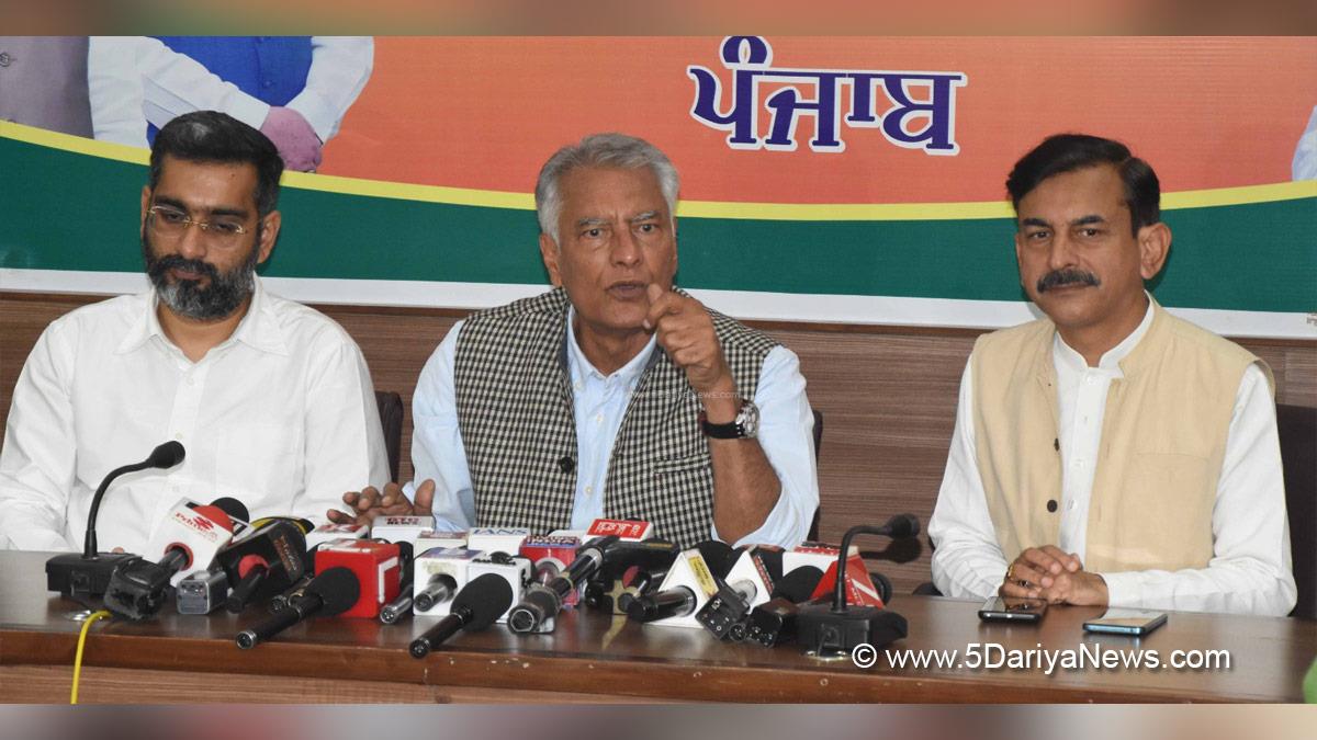 Sunil Jakhar, Bharatiya Janata Party, BJP, BJP Punjab, Vineet Joshi