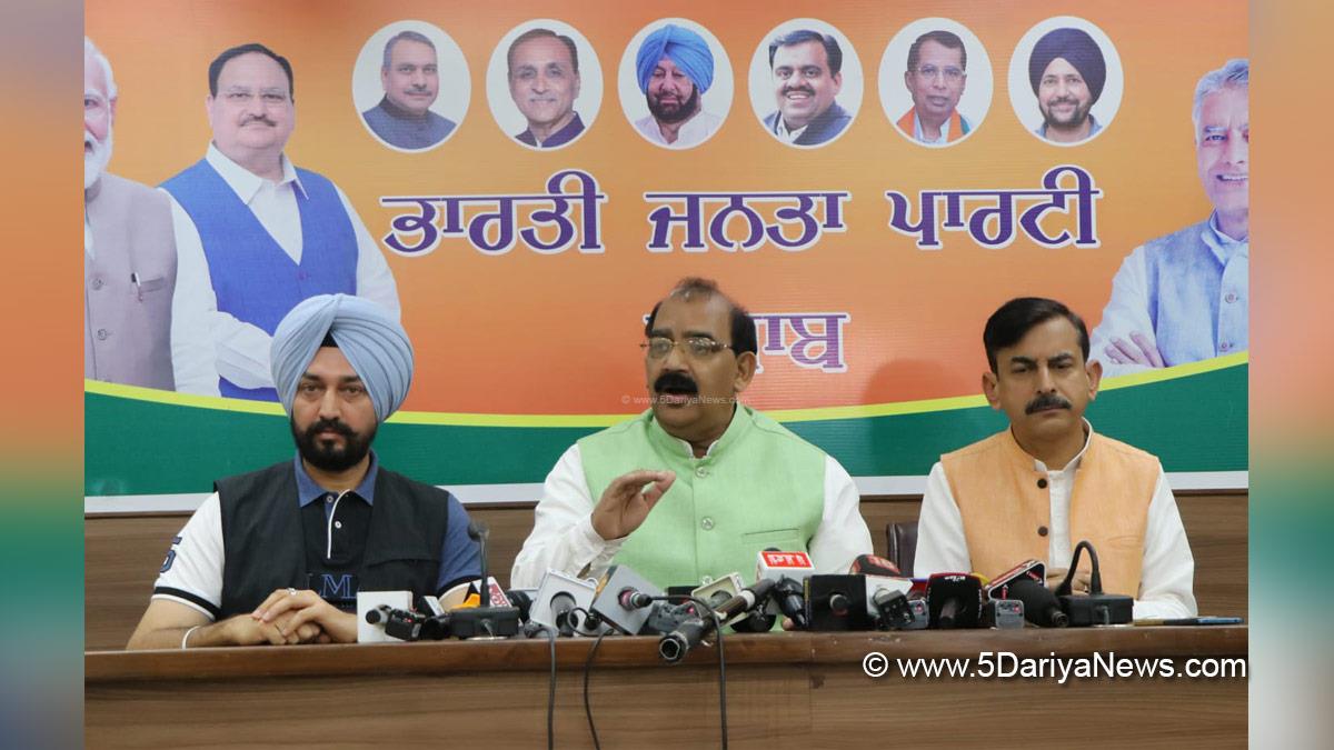 Ashwani Sharma, Vineet Joshi, Bharatiya Janata Party, BJP, BJP Punjab