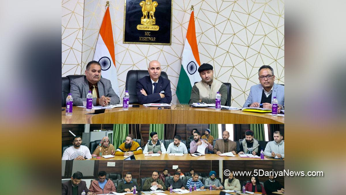 Pankaj Kumar Sharma, Kishtwar, DC Kishtwar, Deputy Commissioner Kishtwar, Kashmir, Jammu And Kashmir, Jammu, District Administration Kishtwar