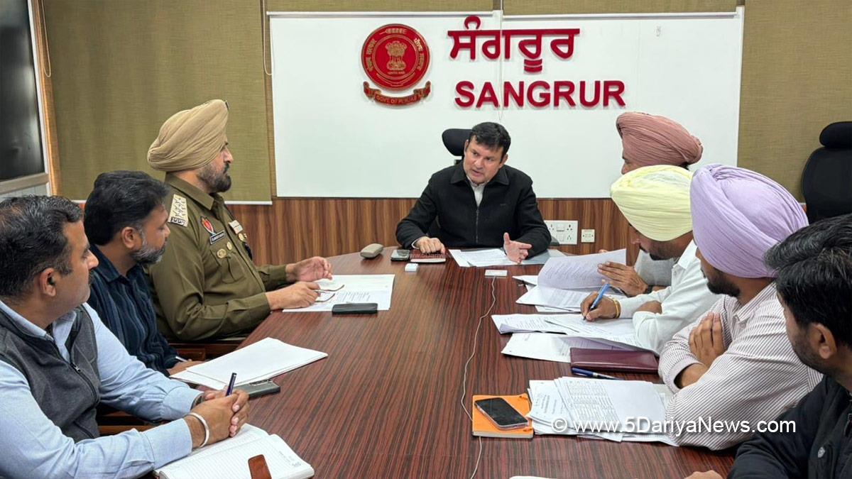 Rahul Chaba, DC Sangrur, Deputy Commissioner Sangrur, Sangrur