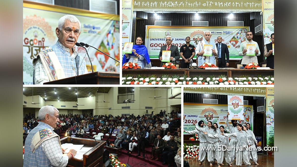 Manoj Sinha, Lieutenant Governor JK, Raj Bhavan, Jammu, Srinagar, Kashmir, Jammu And Kashmir, Ramesh Kumar, Goonj 2026