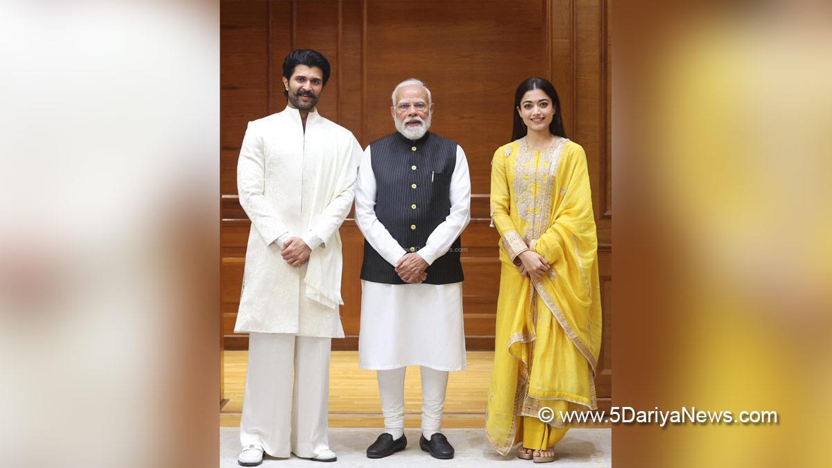 Narendra Modi, Modi, BJP, Bharatiya Janata Party, Prime Minister of India, Prime Minister, Narendra Damodardas Modi, Vijay Deverakonda, Rashmika Mandanna