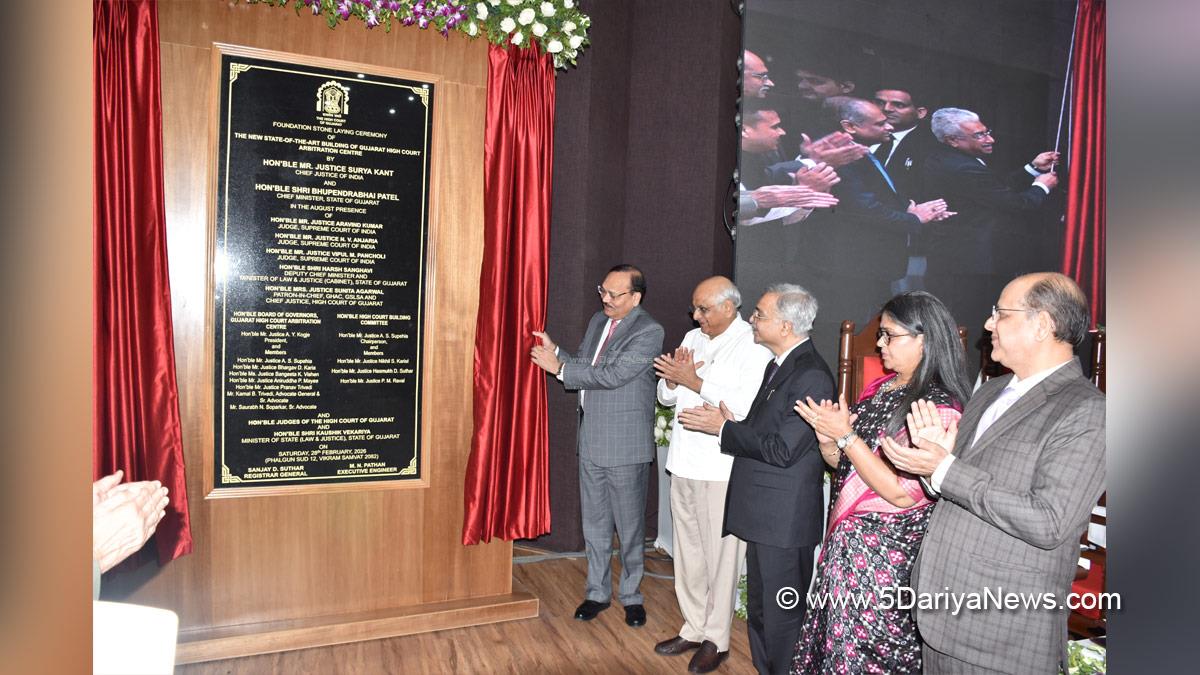 Bhupendra Patel, Bhupendrabhai Rajnikantbhai Patel, Chief Minister of Gujarat, BJP, Bharatiya Janata Party, Gandhinagar, Gujarat, CJI Surya Kant