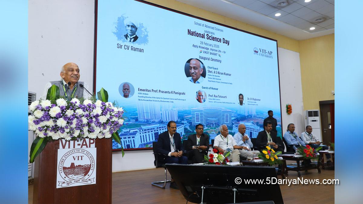 VIT AP University, Amravati, Andhra Pradesh, University, Education, Dr G Viswanathan 