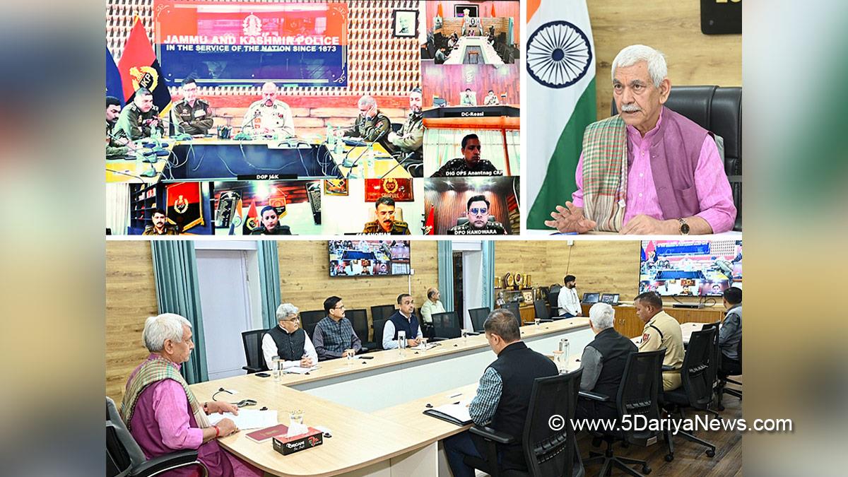 Manoj Sinha, Lieutenant Governor JK, Raj Bhavan, Jammu, Srinagar, Kashmir, Jammu And Kashmir