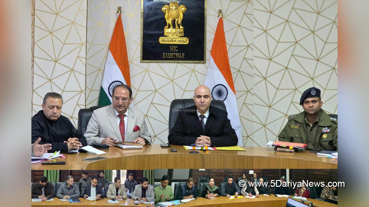 Pankaj Kumar Sharma, Kishtwar, DC Kishtwar, Deputy Commissioner Kishtwar, Kashmir, Jammu And Kashmir, Jammu, District Administration Kishtwar