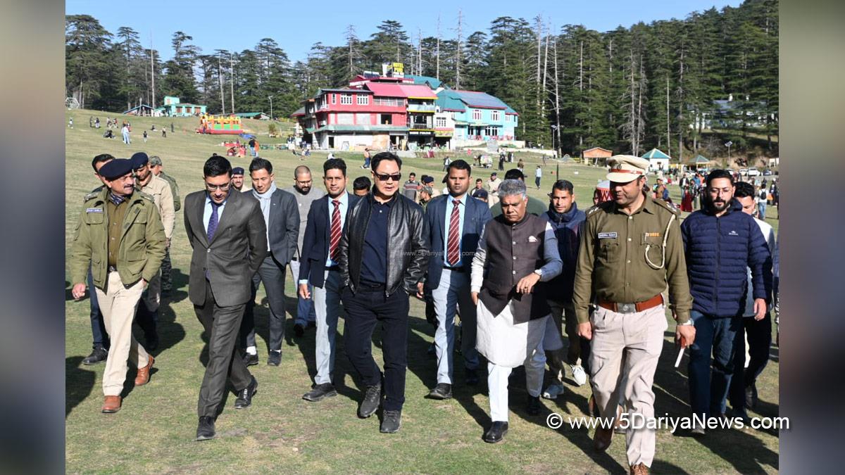 Kiren Rijiju, BJP, Bharatiya Janata Party, Union Minister of Law and Justice, Neeraj Nayyar, Mukesh Repswal, Himachal Admin, Himachal Pradesh, Himachal, Chamba