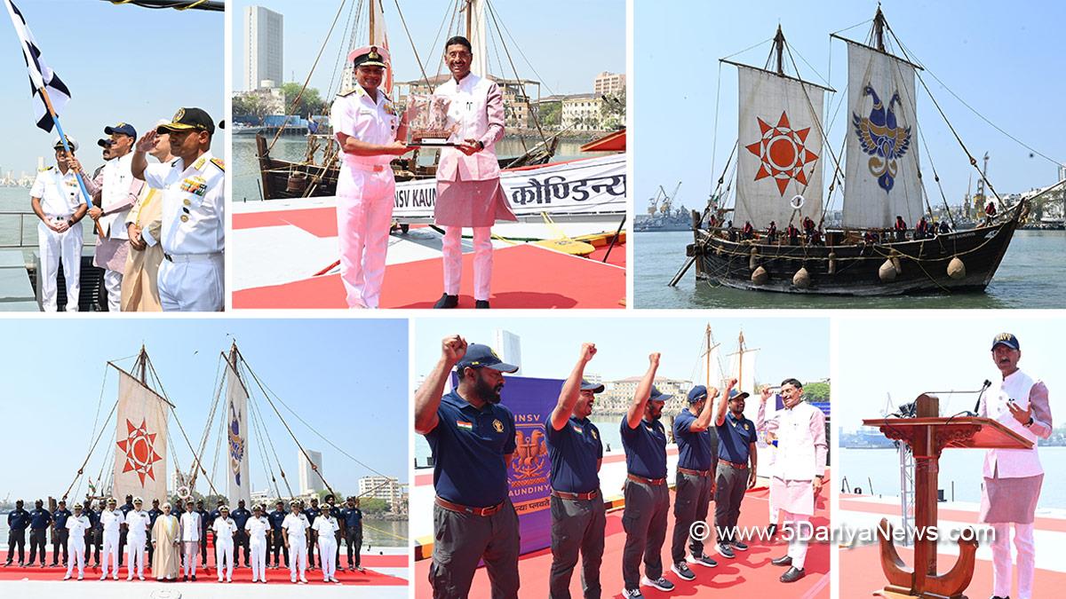 Sanjay Seth, Bharatiya Janata Party, BJP, Indian Naval Sailing Vessel Kaundinya, INSV Kaundinya
