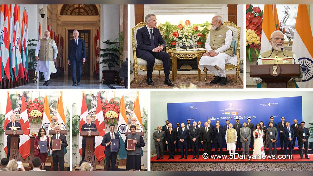 Narendra Modi, Modi, BJP, Bharatiya Janata Party, Prime Minister of India, Prime Minister, Narendra Damodardas Modi, Mark Carney, Piyush Goyal, Subrahmanyam Jaishankar