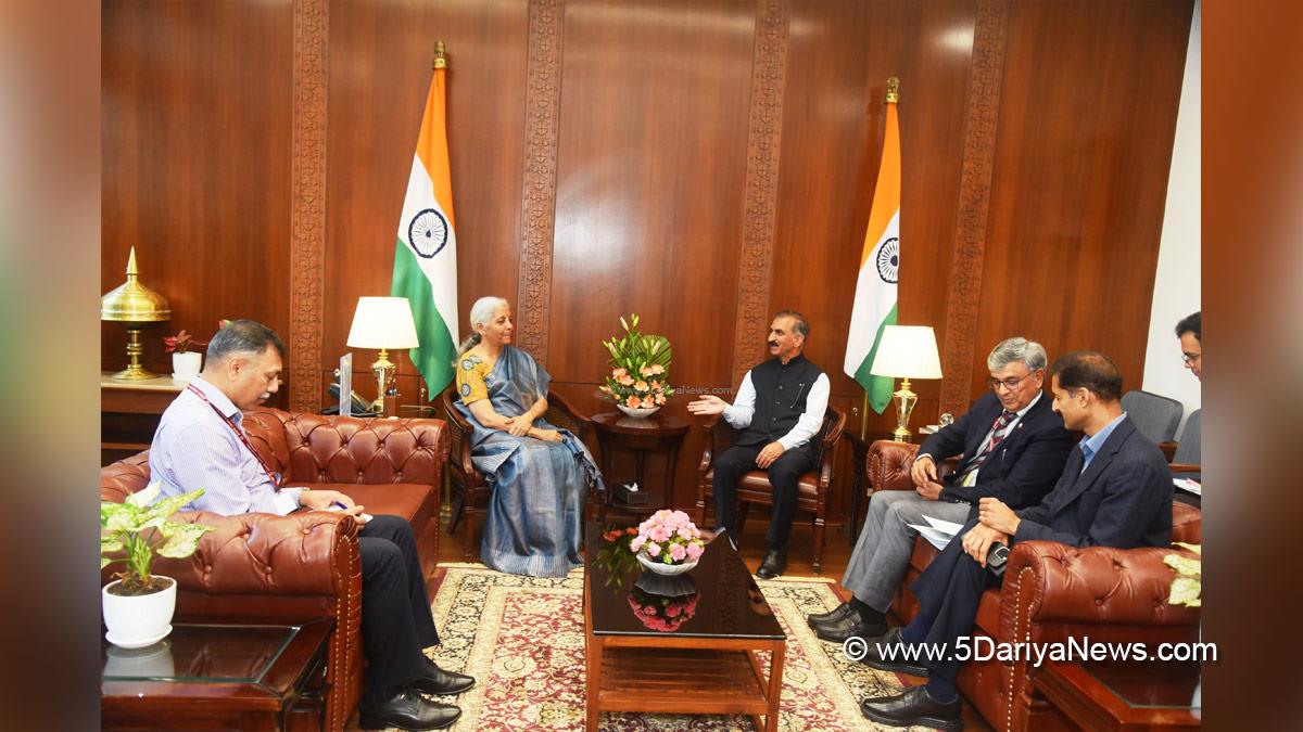 Sukhvinder Singh Sukhu, Thakur Sukhvinder Singh Sukhu, Himachal Pradesh, Himachal, Congress, Indian National Congress, Himachal Congress, Shimla, Chief Minister of Himachal Pradesh, Nirmala Sitharaman