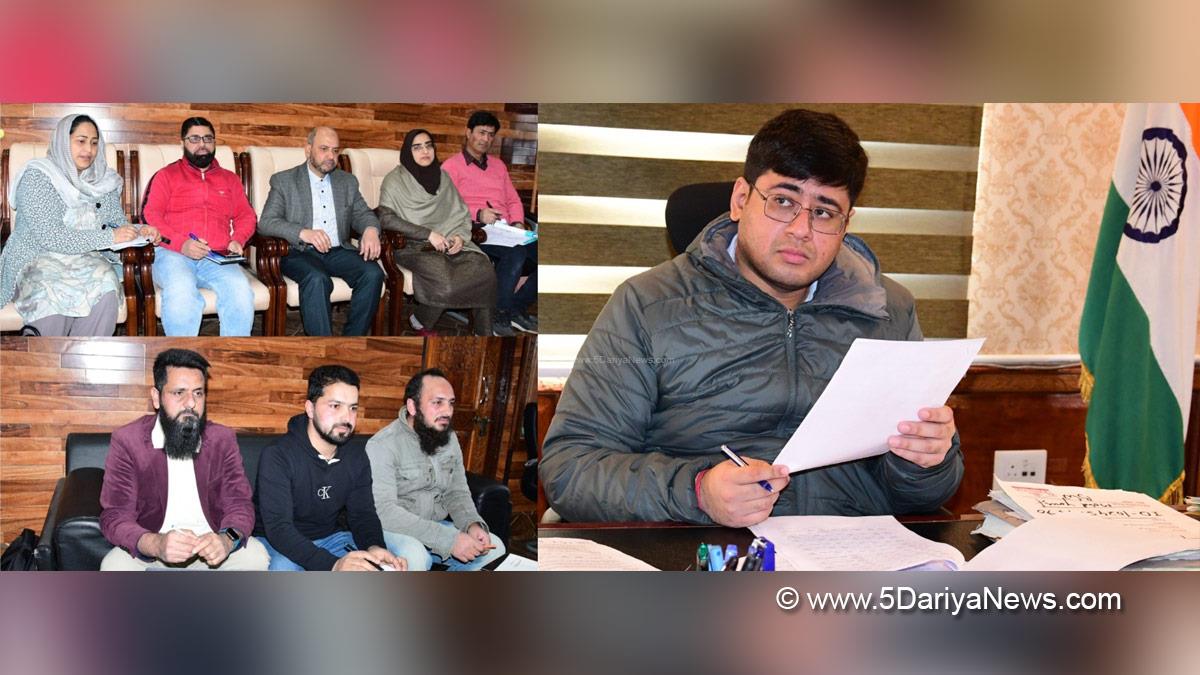 Jatin Kishore, Ganderbal, Deputy Commissioner Ganderbal, Kashmir, Jammu And Kashmir, Jammu, District Administration Ganderbal, District Level Implementation Committee, DLIC, Mission Yuva