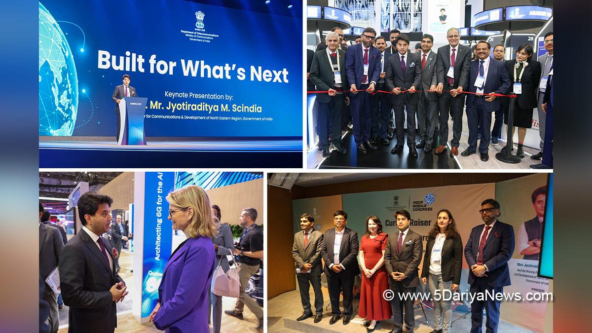 Jyotiraditya Scindia, Jyotiraditya Madhavrao Scindia, BJP, Bharatiya Janata Party, Mobile World Congress 2026, MWC 2026