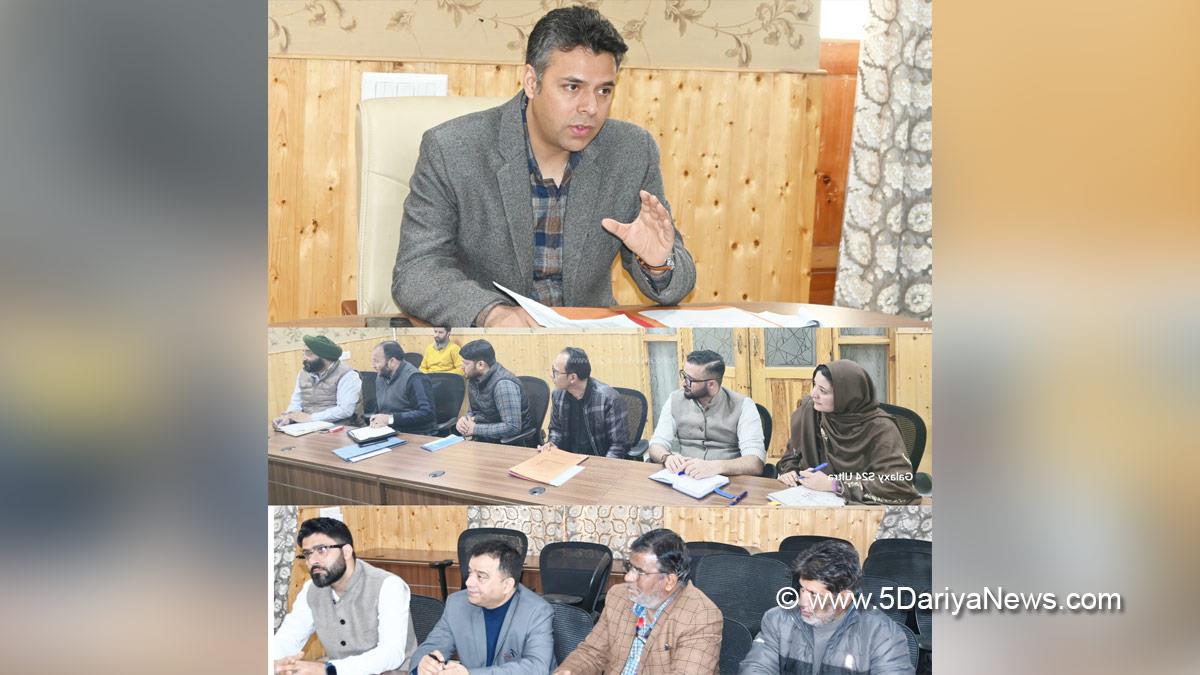 Dr Bilal Mohi Ud Din Bhat, Anantnag, DC Anantnag, Deputy Commissioner Anantnag, Kashmir, Jammu And Kashmir, Jammu, District Administration Anantnag, Mission YUVA, District Level implementation Committee Anantnag, DLIC Anantnag