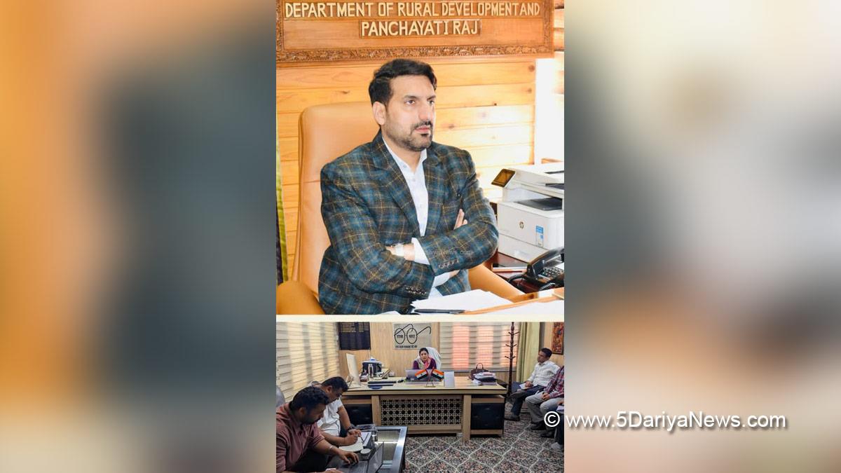 Mohammad Aijaz Asad, Secretary RDD, Jammu, Kashmir, Srinagar, Jammu And Kashmir, Faecal Sludge and Septage Management, FSSM, Swachh Bharat Mission Grameen, SBMG