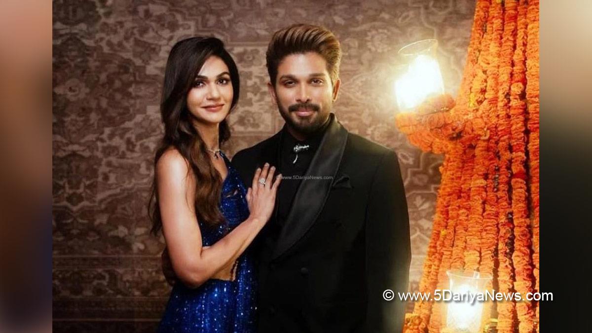 Allu Arjun, Tollywood, Entertainment, Actor, Cinema, Movie, Telugu Films, Sneha Reddy