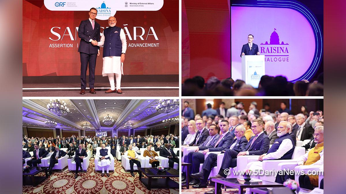 Narendra Modi, Modi, BJP, Bharatiya Janata Party, Prime Minister of India, Prime Minister, Narendra Damodardas Modi, Dr Alexander Stubb, Subrahmanyam Jaishankar, Raisina Dialogue 2026