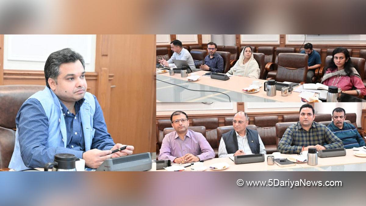 Dr Piyush Singla, Piyush Singla, Secretary Information Technology, Kashmir, Jammu And Kashmir, Jammu