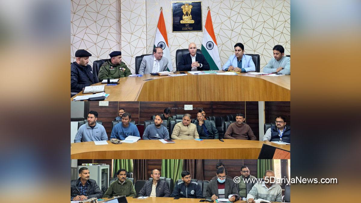 Pankaj Kumar Sharma, Kishtwar, DC Kishtwar, Deputy Commissioner Kishtwar, Kashmir, Jammu And Kashmir, Jammu, District Administration Kishtwar, District Telecom Committee, DTC