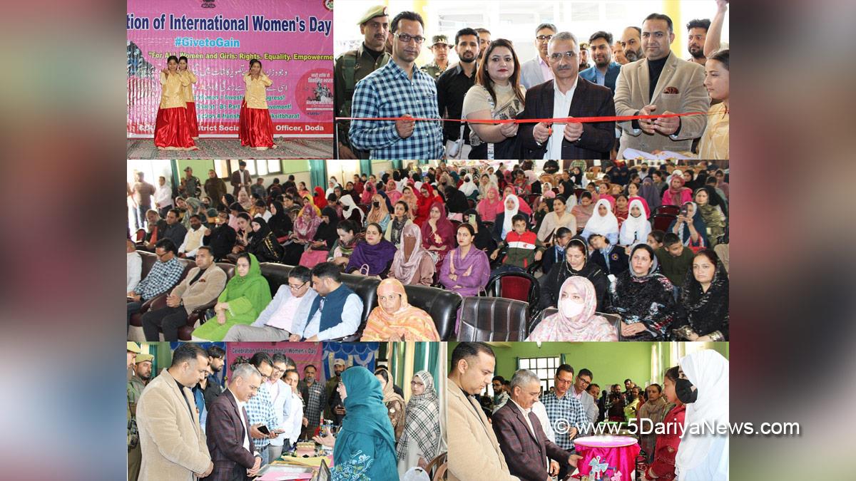 Krishan Lal, Doda, Deputy Commissioner Doda, Kashmir, Jammu And Kashmir, Jammu, District Administration Doda, International Womens Day