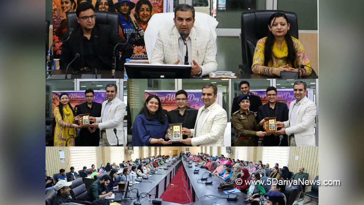 Mohammad Alyas Khan, Ramban, Deputy Commissioner Ramban, Kashmir, Jammu And Kashmir, Jammu, District Administration Ramban, International Womens Day 2026