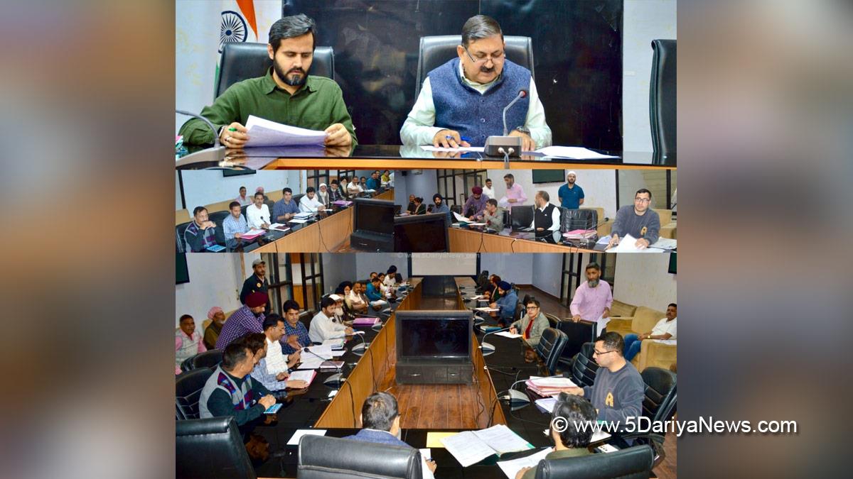 Ashok Kumar Sharma, Poonch, Deputy Commissioner Poonch, Kashmir, Jammu And Kashmir, Jammu, District Administration Poonch, District Rent Assessment Committee, DRAC