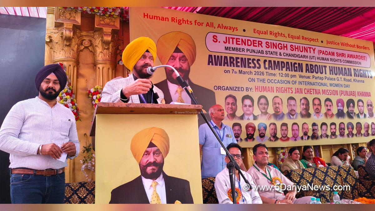 Jatinder Singh Shunty, Punjab State Human Rights Commission, Khanna