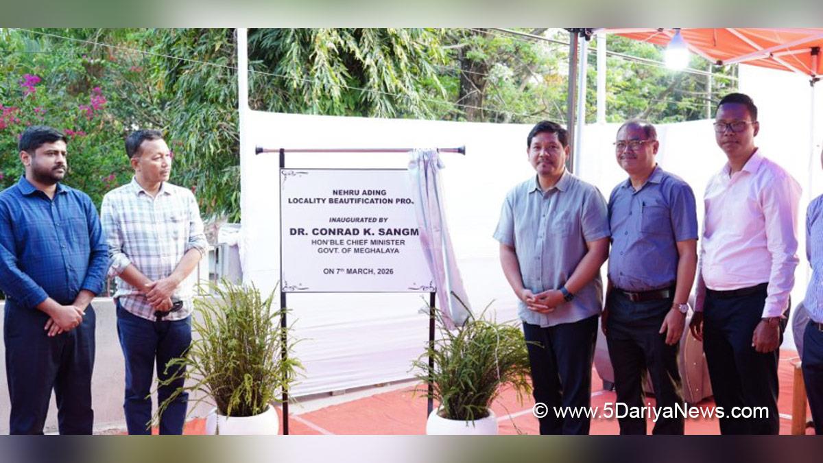 Conrad Kongkal Sangma, Conrad Sangma, Chief Minister of Meghalaya, Meghalaya, National Peoples Party