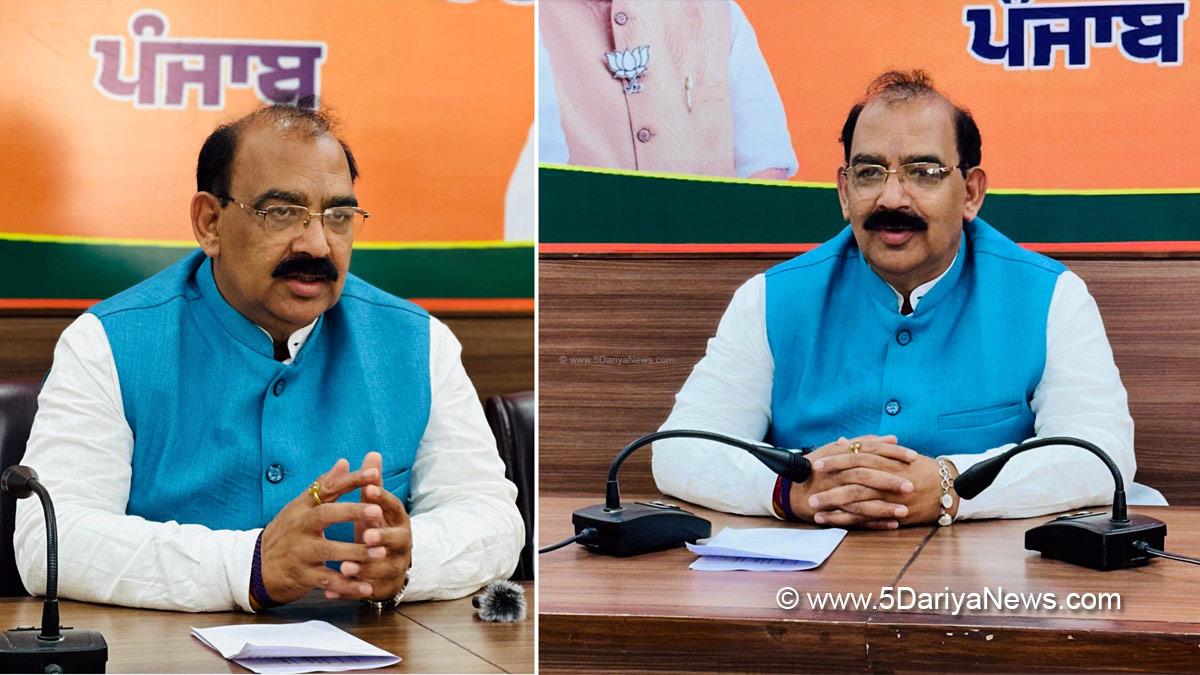 Ashwani Sharma, BJP, Bharatiya Janata Party, BJP Punjab