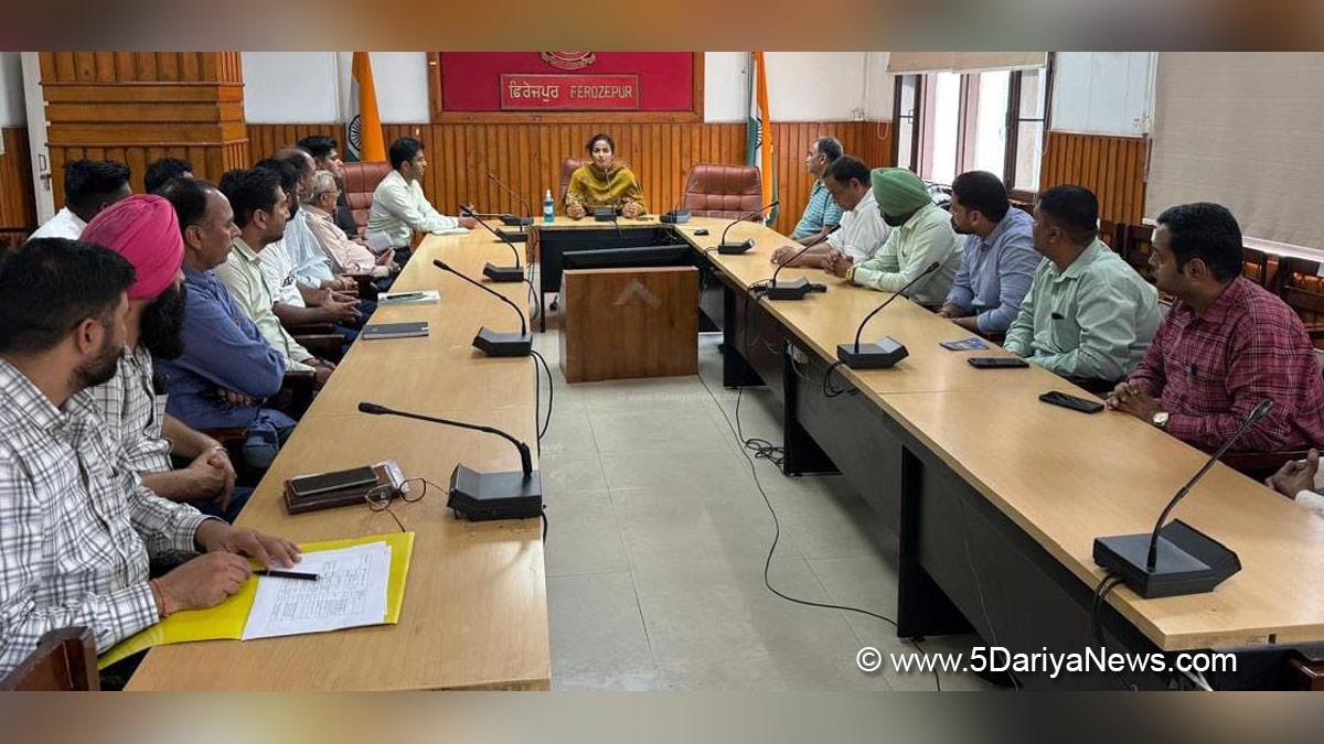 Deepshikha Sharma, DC Ferozepur, Deputy Commissioner Ferozepur, Ferozepur