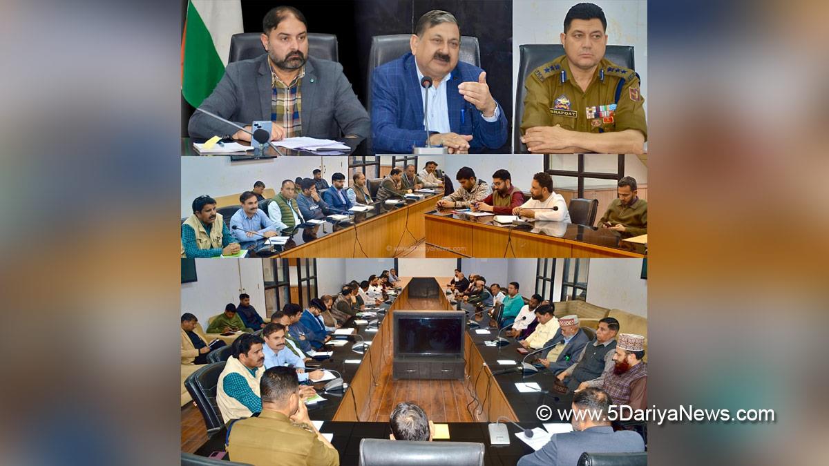 Ashok Kumar Sharma reviews arrangements for festivals