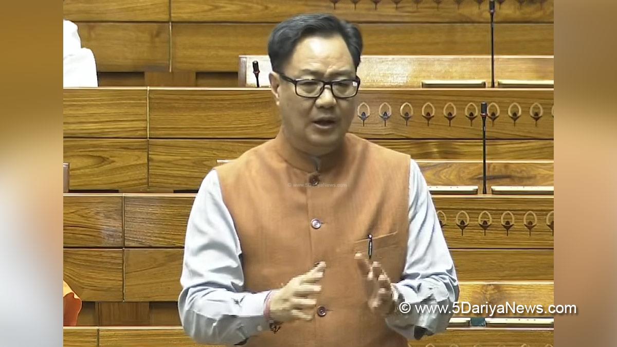 Kiren Rijiju, BJP, Bharatiya Janata Party, Union Minister of Parliamentary Affairs and Minority Affairs