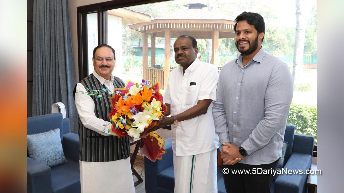 Jagat Prakash Nadda, HD Kumaraswamy