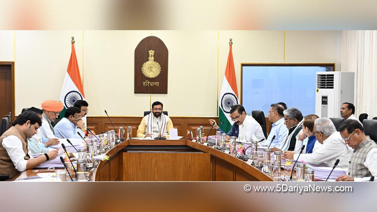 Nayab Singh Saini, Cabinet Decisions Haryana, Chandigarh