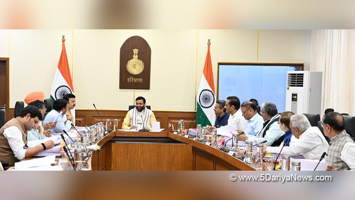 Nayab Singh Saini, Cabinet Decisions Haryana, Chandigarh