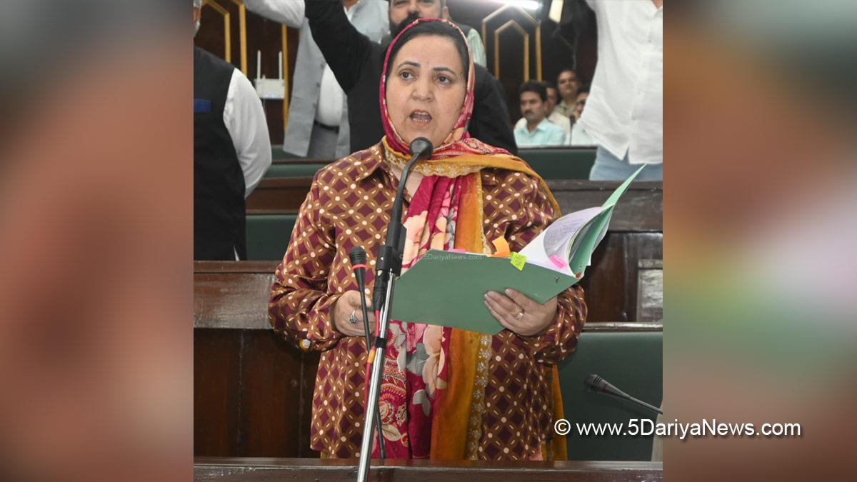 Sakeena Itoo, Budget Session 2026, Jammu