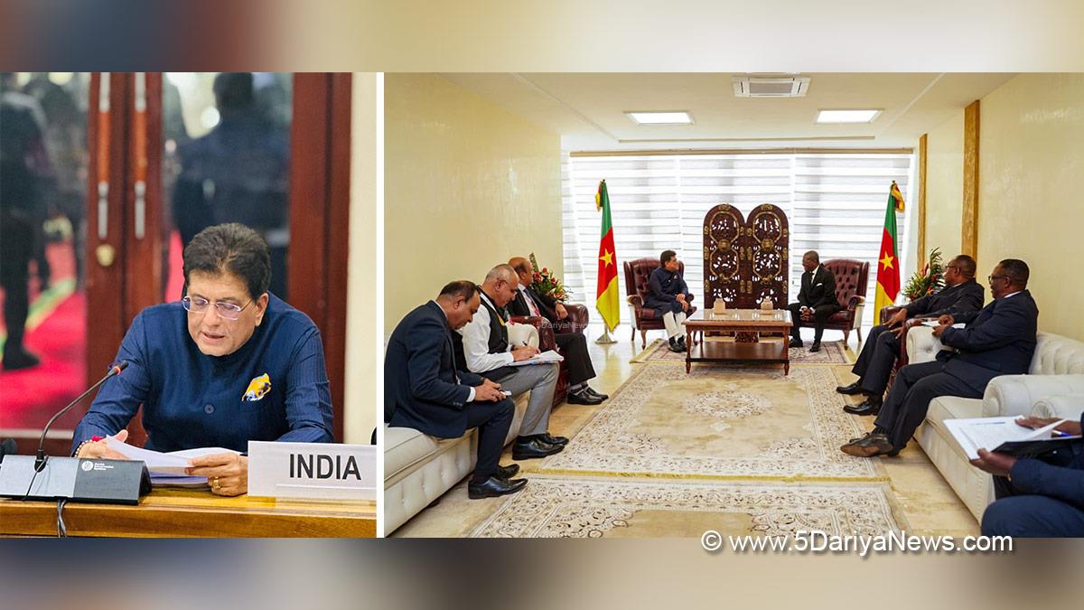 Piyush Goyal, Dion Ngute Joseph, Cameroon, World Trade Organisation