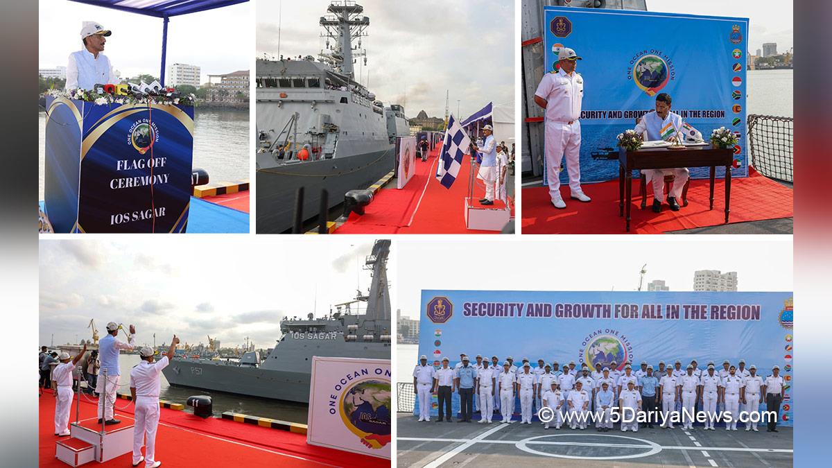 Sanjay Seth, Indian Ocean Ship SAGAR, IOS SAGAR, Indian Navy, Admiral Dinesh K Tripathi