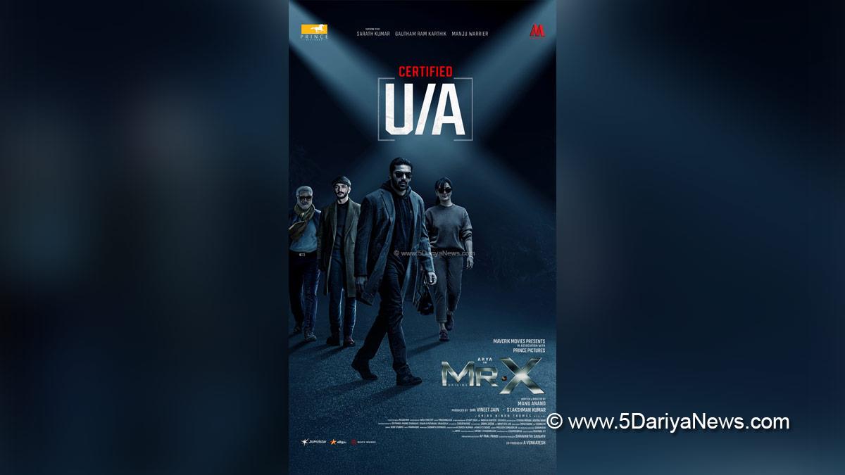 Arya, Gautham Karthik, Manju Warrier, Mr X, Tollywood, Tollywood News, Latest Tollywood News, Chennai