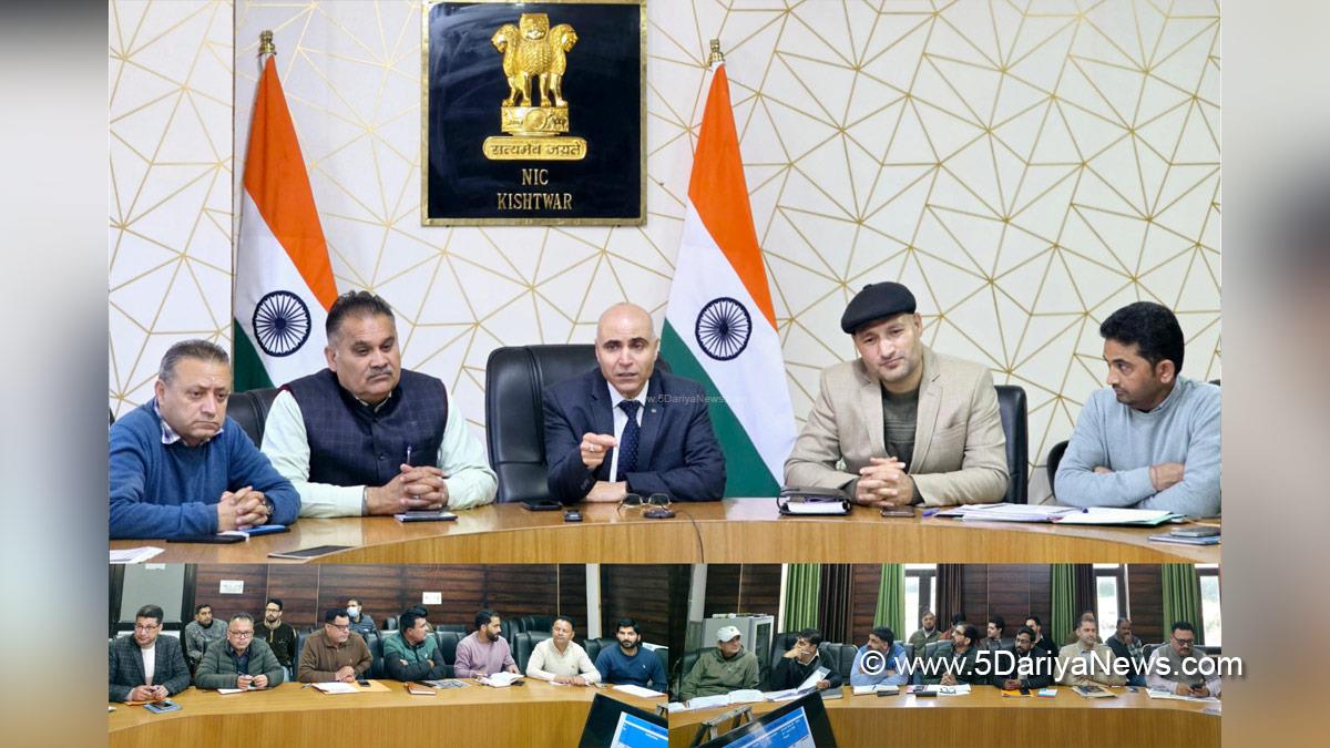Pankaj Kumar Sharma, Kishtwar, DC Kishtwar, Deputy Commissioner Kishtwar, Aspirational Block Development Programme, ABDP, Sampoornata Abhiyan 2