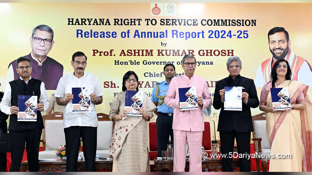 Prof Ashim Kumar Ghosh, Haryana, Haryana Governor, Anurag Rastogi