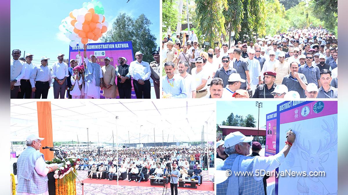 Manoj Sinha, Atal Dulloo, Ramesh Kumar, Nasha Mukt Jammu Kashmir Abhiyaan