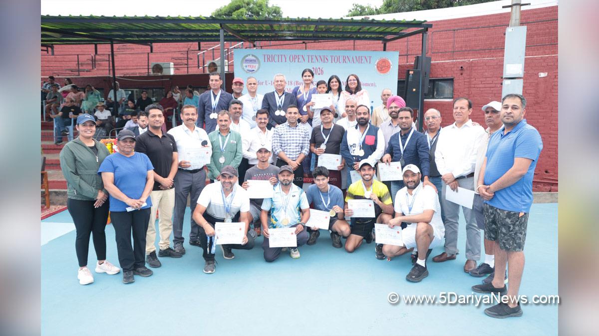 Sorabh Kumar Arora, Tricity Open Tennis Tournament 2026, Chandigarh Administration, Chandigarh