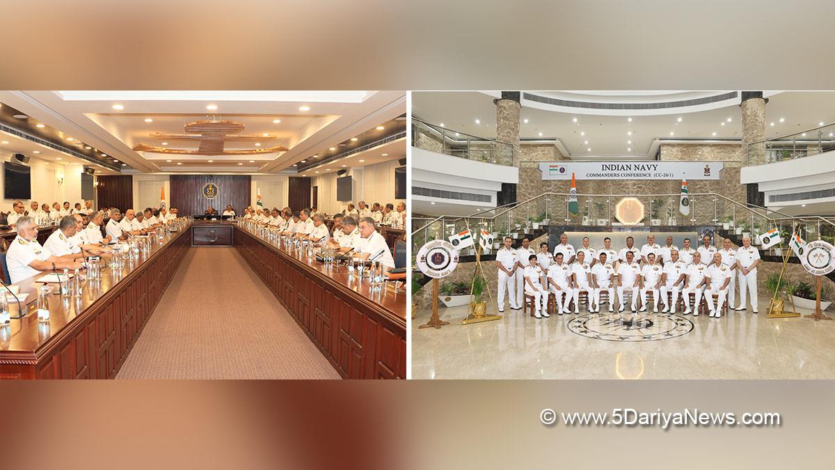Military, Indian Navy, Admiral Dinesh K Tripathi, Chief of Naval Staff, General Anil Chauhan, Chief of Defence Staff, Indian Navy Commanders Conference 2026
