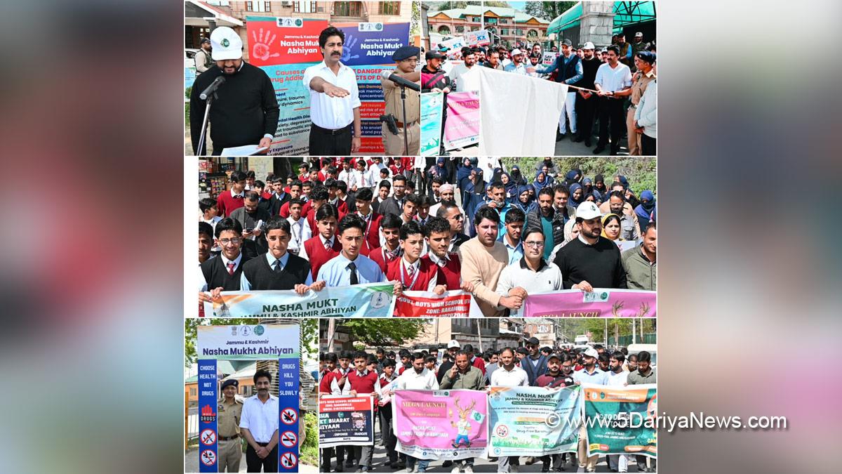 Syeed Fakhrudin Hamid, Baramulla, DC Baramulla, Deputy Commissioner Baramulla, SF Hamid, Nasha Mukt JK Abhiyan