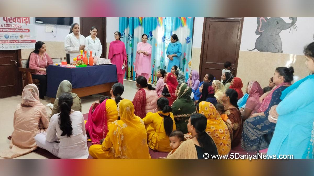 Health, Dr Diksha Sharma, Poshan Pakhwada, Chandigarh