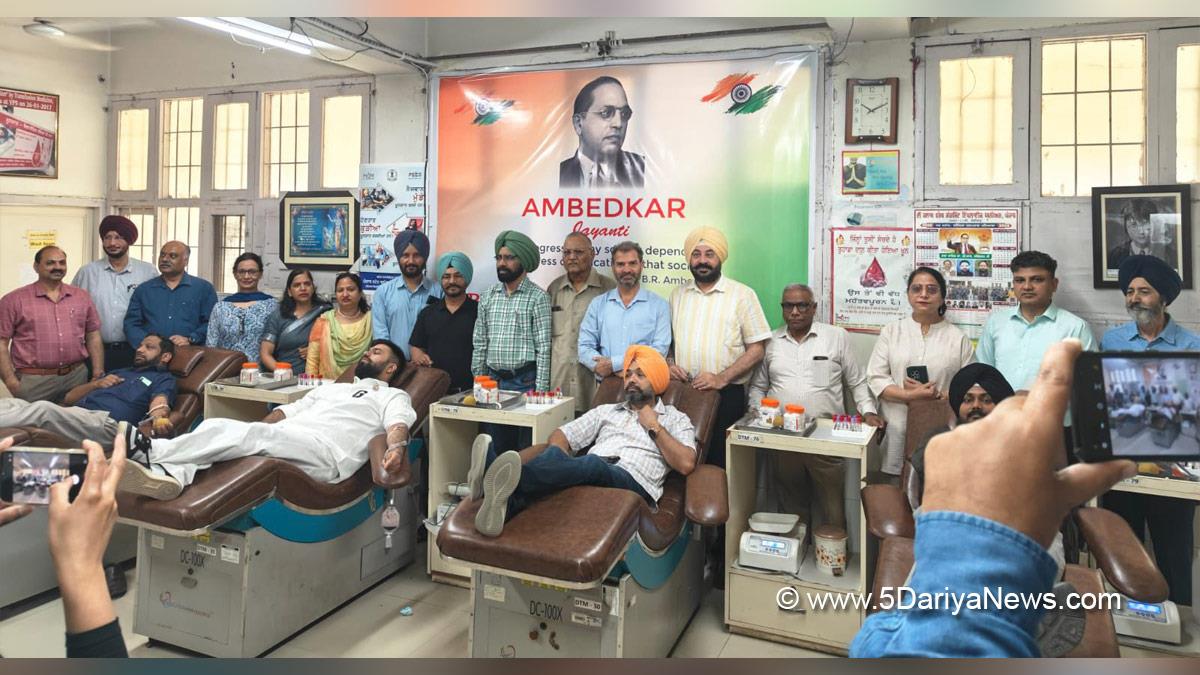 Blood Donation Camp, Dr RPS Sibia, Government Medical College Patiala, Patiala
